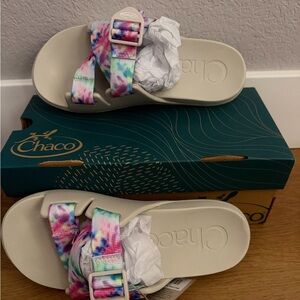 Chaco Multicolor Sandals with Adjustable Straps light tie dye